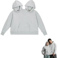 thumbnail image 6 of QenASHaing Two Person Hoodies Couples Funny Intimate Lover Matching Sweatshirts Valentine'S Day Long Sleeve Oversized Hoodie, 6 of 8