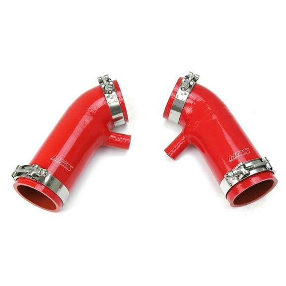 HPS Performance Reinforced Silicone Post MAF Air Intake Hose Kit for 2009-2014 Nissan 370Z 3.7L, Red