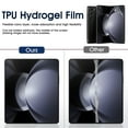 thumbnail image 4 of ZYQEEE 2 Sets Screen Protector for Samsung Galaxy Z Fold 4 - 7.6", Front Flim + Back Flim Full Coverage for Galaxy Z Fold4, HD Clear Scratch Resistant, Premium Folding, 4 of 10
