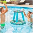 thumbnail image 4 of Set de baloncesto inflable Pool Toy Swimways Hydro Spring Hoops, 4 of 8