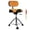 Brown, variant on Drum Throne with Backrest, 4" Padded Stool with Airlift Adjustment 19"-25", 441Lb Capacity Heavy-Duty Drum Stool for Drummers, Double-Braced Steel Base