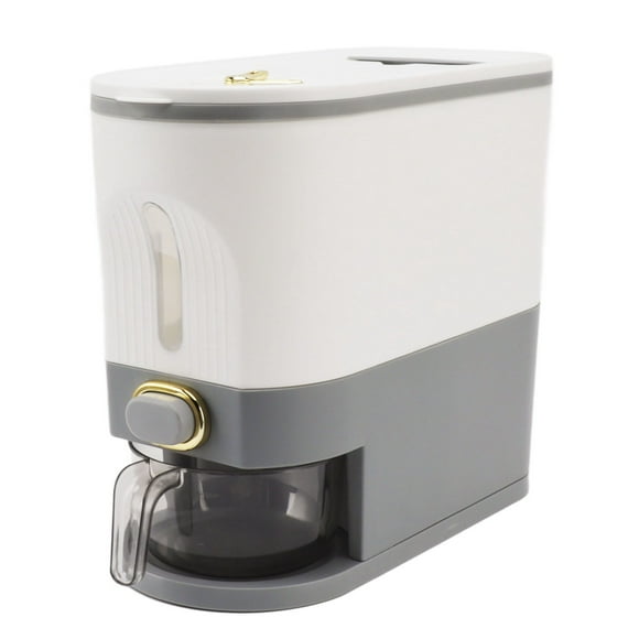 Dispensador de arroz, Caja dispensadora de arroz Dispensador de cereales de grano Caja de cereales Artesanía superior Jadeshay A