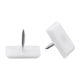 thumbnail image 1 of Clavo deslizante para patas de muebles, almohadilla protectora cuadrada para patas de silla y mesa 18mm x 12mm plástico 20pcs, 1 of 4