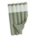 thumbnail image 1 of Cortina de ducha, accesorio versátil para baño, forro de hotel, lavable. Verde, 1 of 8