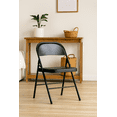 thumbnail image 5 of Mainstays All-Steel Metal Folding Chair, Black, 5 of 10