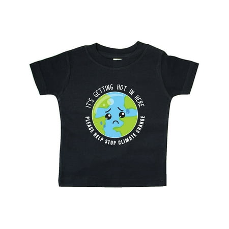 

Inktastic Climate Change It s Getting Hot in Here Sad Planet Earth Gift Baby Boy or Baby Girl T-Shirt