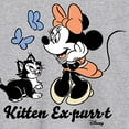 thumbnail image 3 of Disney - Minnie Mouse - Kitten Ex-purr-t - Men's Long Sleeve T-Shirt, 3 of 5