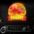 thumbnail image 3 of C-CRAFT Bakery Acrylic Neon Sign 27 inch for Bakery Wall Art, Restaurant Wall Decor, 3 of 4