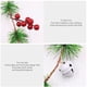 thumbnail image 5 of Guirnalda de luces navideñas | Mini luces LED multicolor de 2 metros con forma de fruta y cascabeles de piña | Guirnalda decorativa con pilas AA para decoración navideña, dormitorio, sala de estar y, 5 of 8