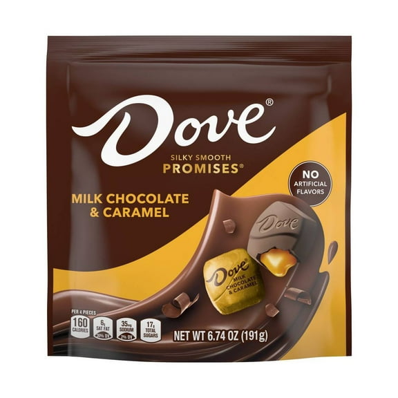 2X - Dove Promises Milk Chocolate Caramel Candy - 6.74oz