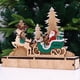 thumbnail image 3 of Adorno De Navidad Luminoso Led Adorno De Madera De Papá Noel Para Decoraciones Navideñas Kearding HA038018-00, 3 of 6