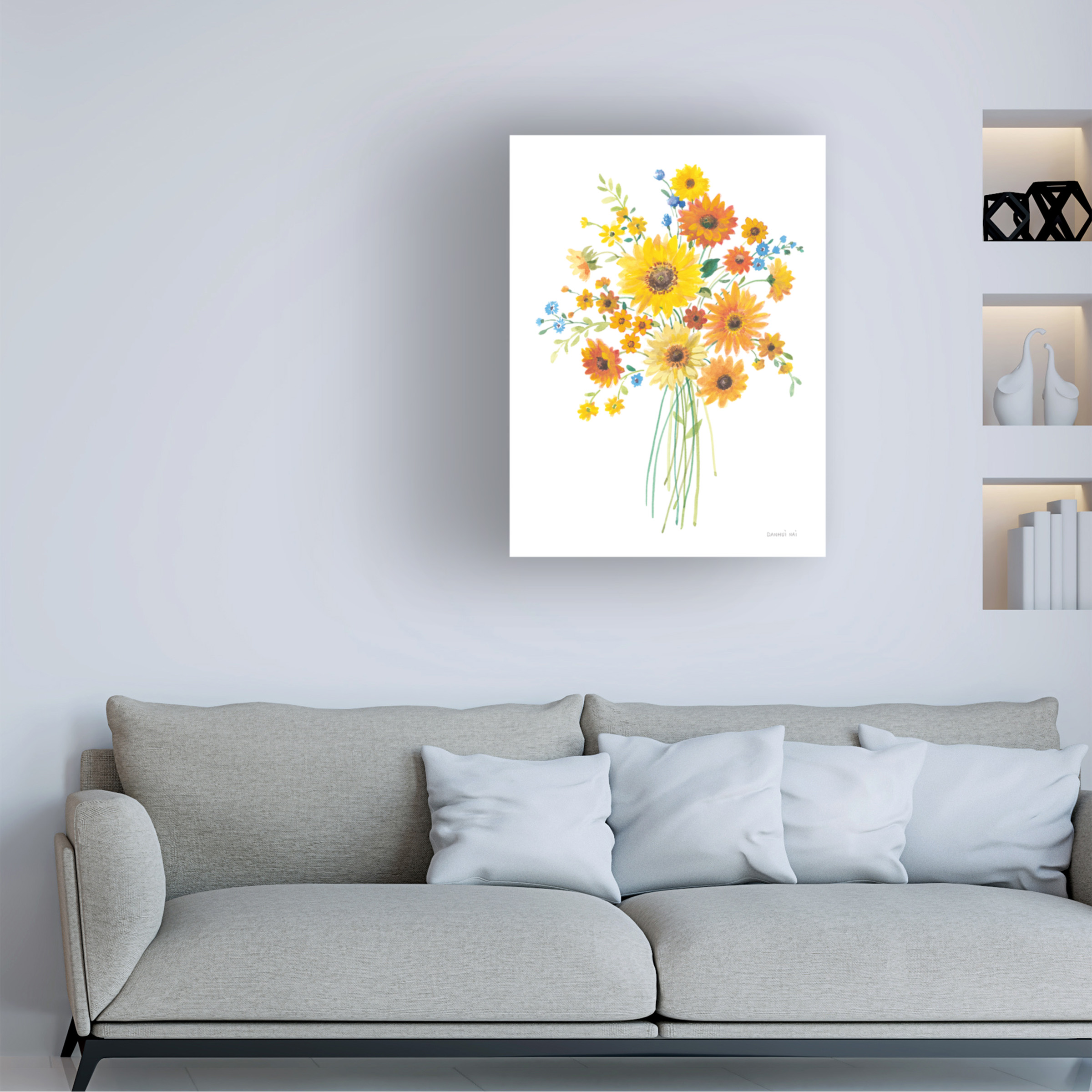 Danhui Nai 'Sunshine Bouquet I' Canvas Art