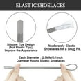 thumbnail image 3 of Endoto Elastic Shoelaces for ON Cloud 5 & 6 No Tie Replacements Shoes Laces Stretchy Bungee Running Training(Color:Grey,Size:30Inch), 3 of 7