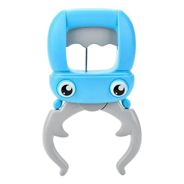 Pinza interactiva, mano robótica, juguete para la coordinación ojo-mano, ergonómico azul