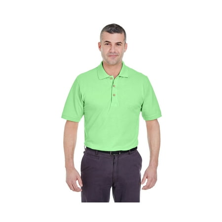 UltraClub Men's Classic Pique Polo Shirt, Style