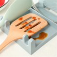 thumbnail image 3 of Folding Lid Rack Spatula Rack Integrated Storage Rack Kitchen Storage Rack Drain Tool Chopsticks Spoon Rack, 3 of 5
