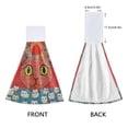 thumbnail image 4 of Wobogo Graffiti Cat Hand Towel Set of 2 Absorbent for Kitchen and Bathroom With Velcro Hanging Loop 18.2×14in, 4 of 7