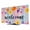 Purple, Orange, Blue, variant on TV Cover Indoor, Summer Floral Stretch TV Dust Cover Television Screen Protector, Welcome Colorful Daisy Flowers Pastoral Botanical Elastic Display Covers, Monitor Slipcover for LED TVs 32 Inch