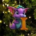 thumbnail image 4 of Christmas Tree Decoration Pendant Dragon Baby Christmas 26 Letter Ornaments,Christmas Decorations Indoor Christmas Ornament Christmas Trees Christmas Hanging Decor Gift for Kid, 4 of 5