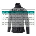 thumbnail image 3 of Abomasnow 2025 Men Turtleneck Sweater Long Sleeve Cable Knit Sweaters Slim Fit Mock Neck Twisted Pullover M-3XL, 3 of 9