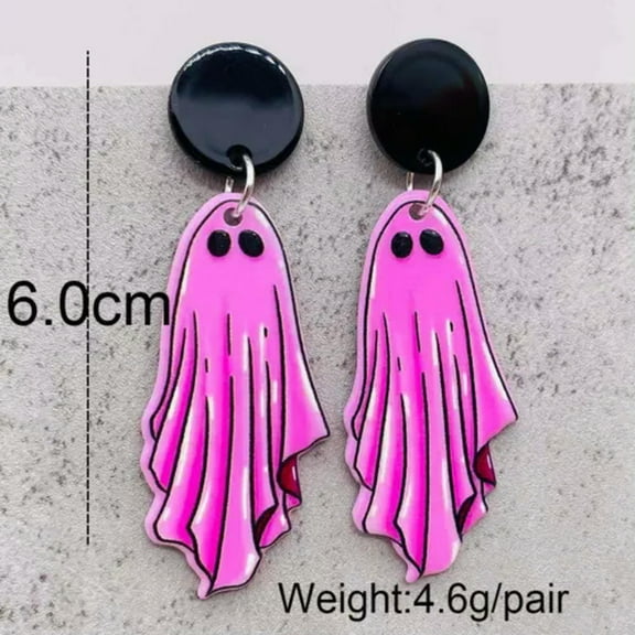 All Acrylic Ghost Halloween Earrings Pumpkin Turkey Skeleton Thanksgiving Fall