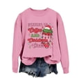 thumbnail image 1 of WEAIXIMIUNG Sweatshirt Dressy Women's Casual Light String Letter Large Print Sweatshirt Long Sleeve Sweatshirt, 1 of 4