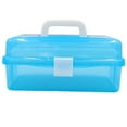 thumbnail image 1 of Coofit Art Toolbox Creative Fashion 3-layer Plastic Art Supply Box Painting Case, 1 of 4