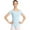 Light Blue, variant on Short Sleeve Leotard - Girls