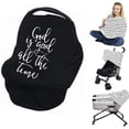 thumbnail image 1 of 1 funda de lactancia y poncho de lactancia para bebé: funda multiusos para asiento de coche de bebé, funda para cochecito, protección corporal completa de 360 grados, regalo para niño y niña, 1 of 5