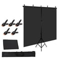 thumbnail image 2 of Toile de Fond pour Photographie, Trousse de Support Ajustable en Forme de T avec Pinces 5x7ft 5x7ft en Forme de T Réglable 5x7ft Couleur avec Trousse de Badrop Couleur en Forme de T 5x7ft Toile d'Écran Studio Cs, 2 of 6