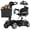 Black, variant on TieTie 4-Wheel Mobility Scooter for Adults & Seniors, Foldable, 250W Motor, Long Battery Life, Comfort Swivel Seat, Detachable Basket, USB Port & LED Light, 265 lbs Capacity, Blue