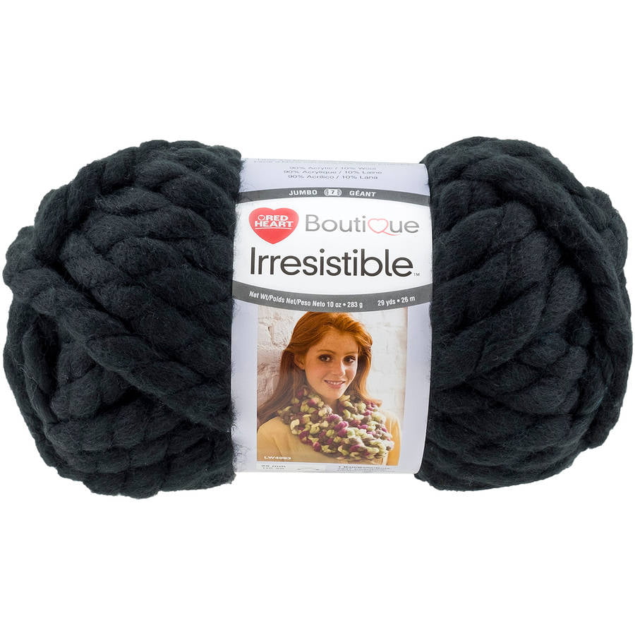 Red Heart Irresistible Teal Jumbo Yarn for Crocheting and Knitting