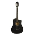 thumbnail image 1 of Instrumento de cuerda Guitarra acústica curva de 38 pulgadas. guitarra clásica recortada de 6 cuerdas con kit de accesorios. soporte para púas de guitarra. púas de celuloide. afinador. tablero de prot Tomshoo Instrumento de cuerda, 1 of 6