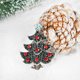 thumbnail image 4 of Festival de Navidad Broche de cristal de color de árbol de Navidad Pave Broche para mujeres niñas (61177096), 4 of 5