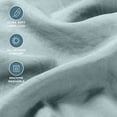 thumbnail image 3 of Bare Home Washed Sheet Set - Premium 1800 Collection - Deep Pocket - 4 Piece - Queen, Sea Spray, 3 of 8