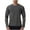 Dark Gray, variant on BLCHUNen Athletic Tops for Men Long Sleeve Crew Neck Pullover Slim Fitted Breathable Running Sports Gym Workout Tops