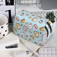 thumbnail image 7 of Goofa Rabbit Burger Coffee Pattern Double Layer Pen Pencil Case, Protective Large Capacity Storage Organizer Pen Pouch, Office College Supplies for Teens Adults, 7 of 7