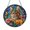Acrylic 3.5 Inch, variant on Floral Butterfly Cat Stained Glass Window Hanging, Colorful Artistic Feline Nature Decor for Cozy Living Spaces