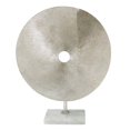 thumbnail image 1 of Escultura de disco de metal Benzara Inc BM153659 plateado, 1 of 1