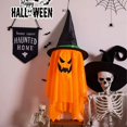 thumbnail image 3 of Halloween Decoration with LED Light Pre-Installed Pumpkin Ghost Witch Hat Halloween Party Hanging Ornament, 3 of 6