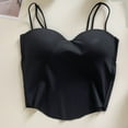 thumbnail image 5 of ZZwxWA Womens Built in Bra Camisole Sexy Spaghetti Strap Tank Tops Bandeau Workout Yoga Undershirts, 5 of 5