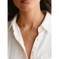 thumbnail image 3 of U7 Initial Necklace for Women 14K Gold Plated CZ Crystal Letter R Pendant Necklace Name Chain Dainty Personalized Birthday Mother's Day Gift Jewelry for Mom Wife Friend, 3 of 8