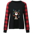 thumbnail image 4 of KIHOUT Womens Tops Long Sleeve Juniors Round Neck Print Long-sleeved Sweatshirt Casual Blouse Pullover Tops, 4 of 4