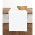 thumbnail image 1 of Tapete de mesa Solino Home Linen, color blanco, 274 cm de largo, 100% lino, 1 of 7