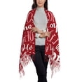 thumbnail image 3 of Junzan Lightweight Women'S Fashion Ho Pattern Funny Christmas Printed Winter Fall Warm Scarves Scarf Shawl, 3 of 9