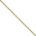 thumbnail image 4 of 10K Yellow Gold 4mm Diamond Cut Quadruple Rope Chain, 4 of 5