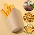 thumbnail image 4 of 50 Pcs Disposable Party French Fry Cups,Bexikou 16oz Food Charcuterie Cups,Brown Fries Holder,Paper Appetizer Cups,Paper Popcorn Box for Snack Ice Cream Wedding Birthday Party, 4 of 7