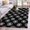 Black, variant on 3'x5' Area Rugs, Black White Dandelion Indoor Outdoor Area Rug for Living Room Bedroom, Farmhouse Botanical Blossom Washable Bathroom Rugs Kitchen Floor Carpet Mats Home Decor Aesthetic