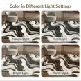 thumbnail image 7 of ODIKA 3'x5' Washable Accent Rug Veined Flow Streaks Symmetrical Motif Vein Border Abstract Swirl Refined for Bedside, Nursery Room, Pet Friendly & Non-Shedding, 7 of 7