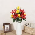 thumbnail image 4 of BinKFF Fake Lillies Artificial Flowers Real Touch PU Faux Flowers Lily Stems for Wedding Spring Bouquet Floral Arrangement Home Office Party Decorations for Mother's Day, 4 of 8